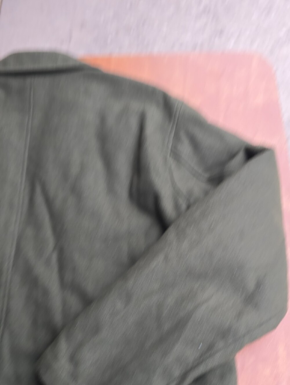 Structure Olive Zip-Front Wool Field Jacket - Picture 11 of 11